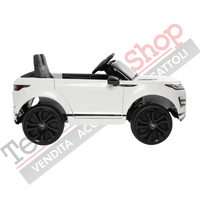 Auto Elettrica Macchina per Bambini LAND ROVER EVOQUE 12V con Monitor 4" Lettore Mp3 -Bianco