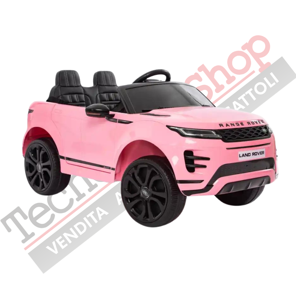 Auto Elettrica Macchina per Bambini LAND ROVER EVOQUE 12V con Monitor 4" Lettore Mp3 -Rosa