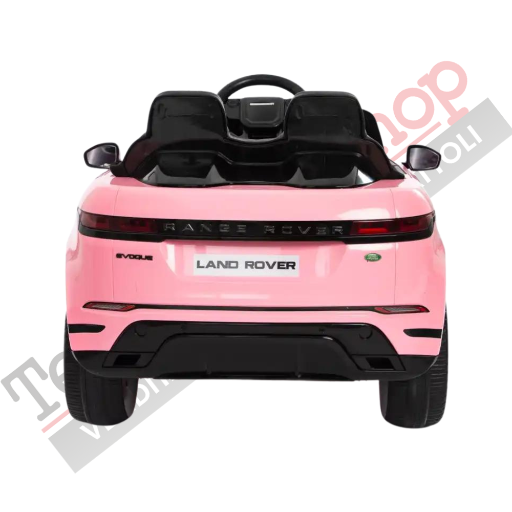 Auto Elettrica Macchina per Bambini LAND ROVER EVOQUE 12V con Monitor 4" Lettore Mp3 -Rosa
