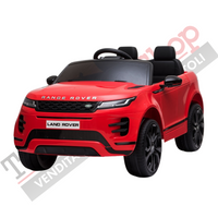 Auto Elettrica Macchina per Bambini LAND ROVER EVOQUE 12V con Monitor 4" Lettore Mp3 -Rosso