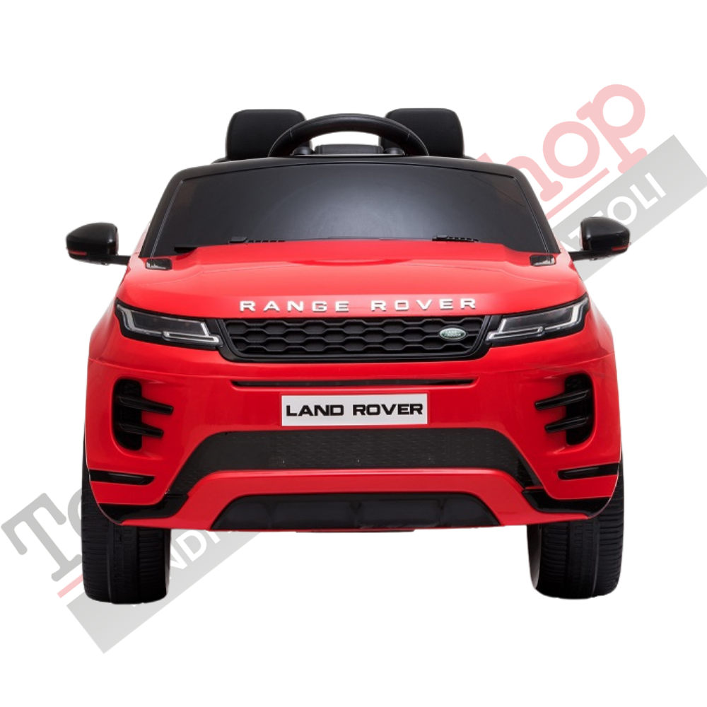 Auto Elettrica Macchina per Bambini LAND ROVER EVOQUE 12V con Monitor 4" Lettore Mp3 -Rosso