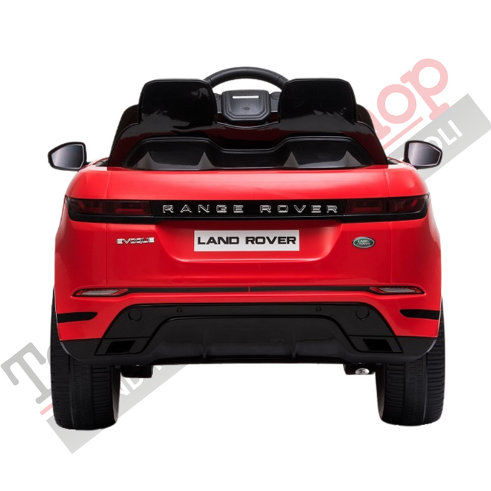 Auto Elettrica Macchina per Bambini LAND ROVER EVOQUE 12V con Monitor 4" Lettore Mp3 -Rosso