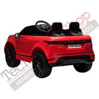Auto Elettrica Macchina per Bambini LAND ROVER EVOQUE 12V con Monitor 4" Lettore Mp3 -Rosso