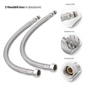 Miscelatore rubinetto bidet cromato bagno casa *** confezione 1