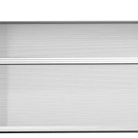 Tettoia Moderna in Policarbonato, Alluminio e PP per Balconi, Finestre e Porte, 110x60x18 cm