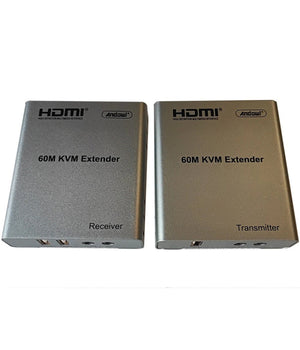 Extender Estensore Kvm Hdtv 4k 60 M Con Audio Supporta Video 1080p/60hz Q-hd1500         