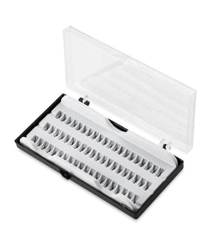 Extension Ciuffo Ciglia Finte 180 Ciuff Naturali Neri Professionale Make Up 12mm         