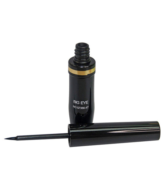 Eyeliner Nero Big Eye Waterproof Pennello Applicatore Punta Semi Rigida Make Up         