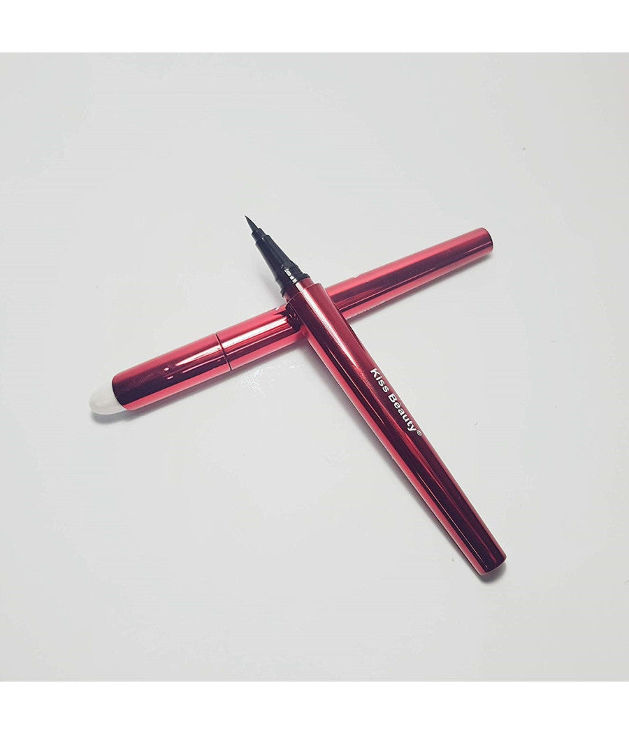 Eyeliner Nero Ultrafine Pennello Applicatore Punta Semi Rigida Media Make Up         