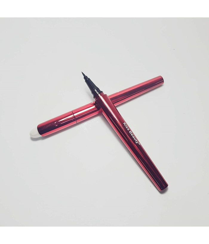 Eyeliner Nero Ultrafine Pennello Applicatore Punta Semi Rigida Media Make Up         