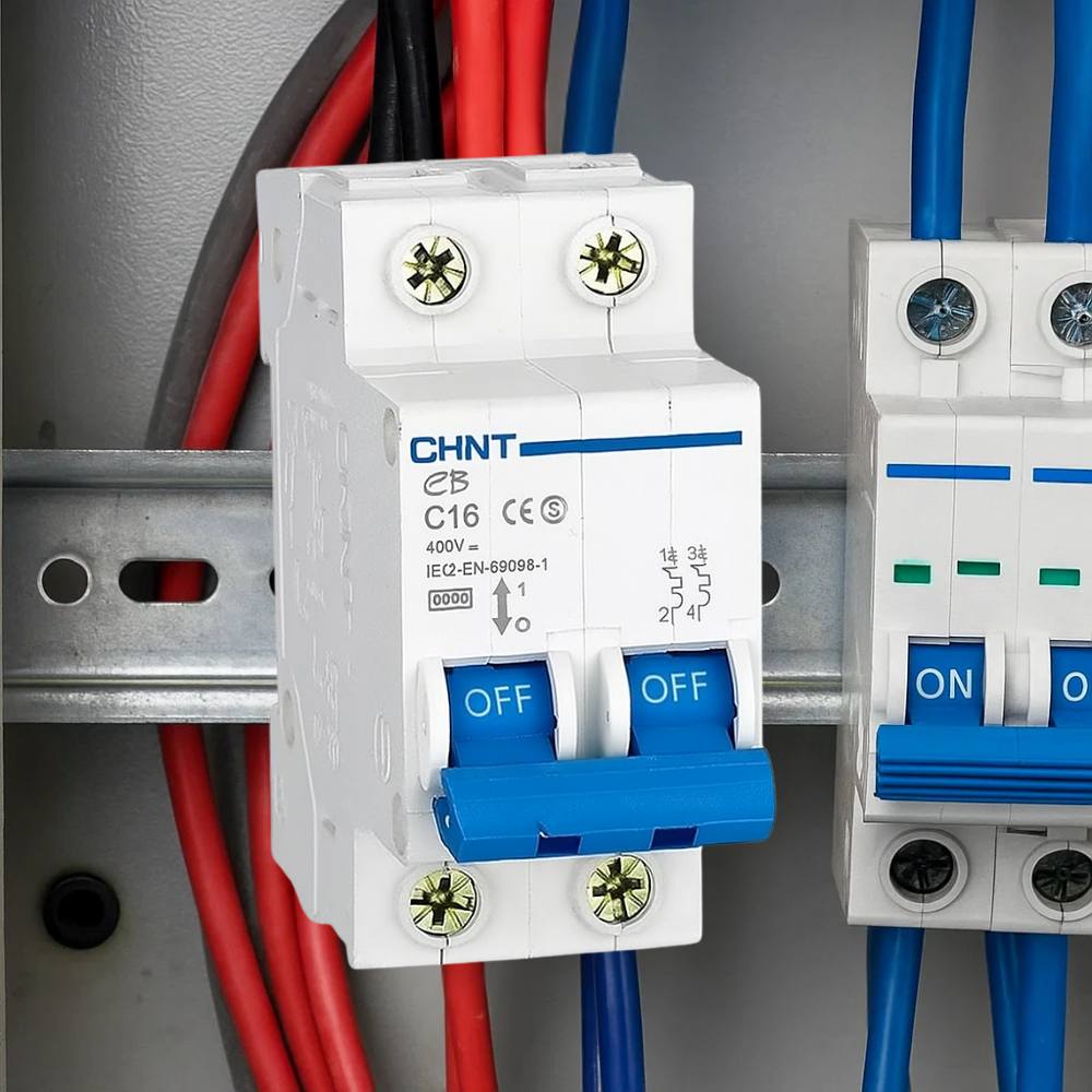 Chint interruttori magnetotermici 1p+n curva c 4,5ka serie eb 2 moduli *** ampere 16 ampere, confezione 1