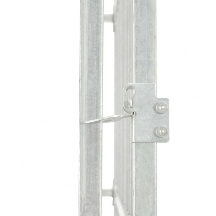 Ezooza Crested Recinto da esterno per animali in acciaio 760 x 760 x 195 cm