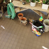 Ezooza MultiFlex – 22 Piastrelle Drenanti Flessibili per Esterni (2 m²), 30x30 cm, Plastica Riciclata, Colore: Beige