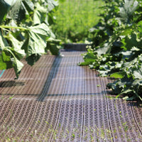 Ezooza MultiFlex – 56 Piastrelle Drenanti Flessibili per Esterni (5 m²), 30x30 cm, Plastica Riciclata, Colore: Marrone