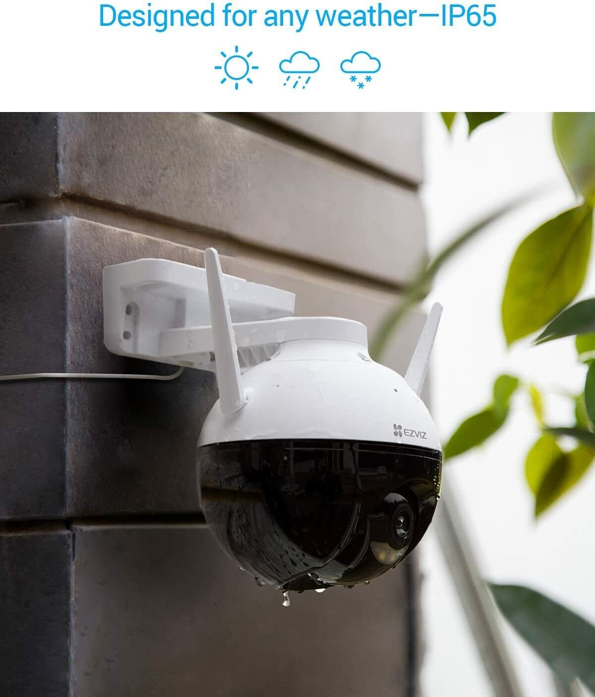 EZVIZ TELECAMERA 360° - MOTORIZZATA PER ESTERNO - FULL HD - WI-FI | EZ-C8T - EZVIZ