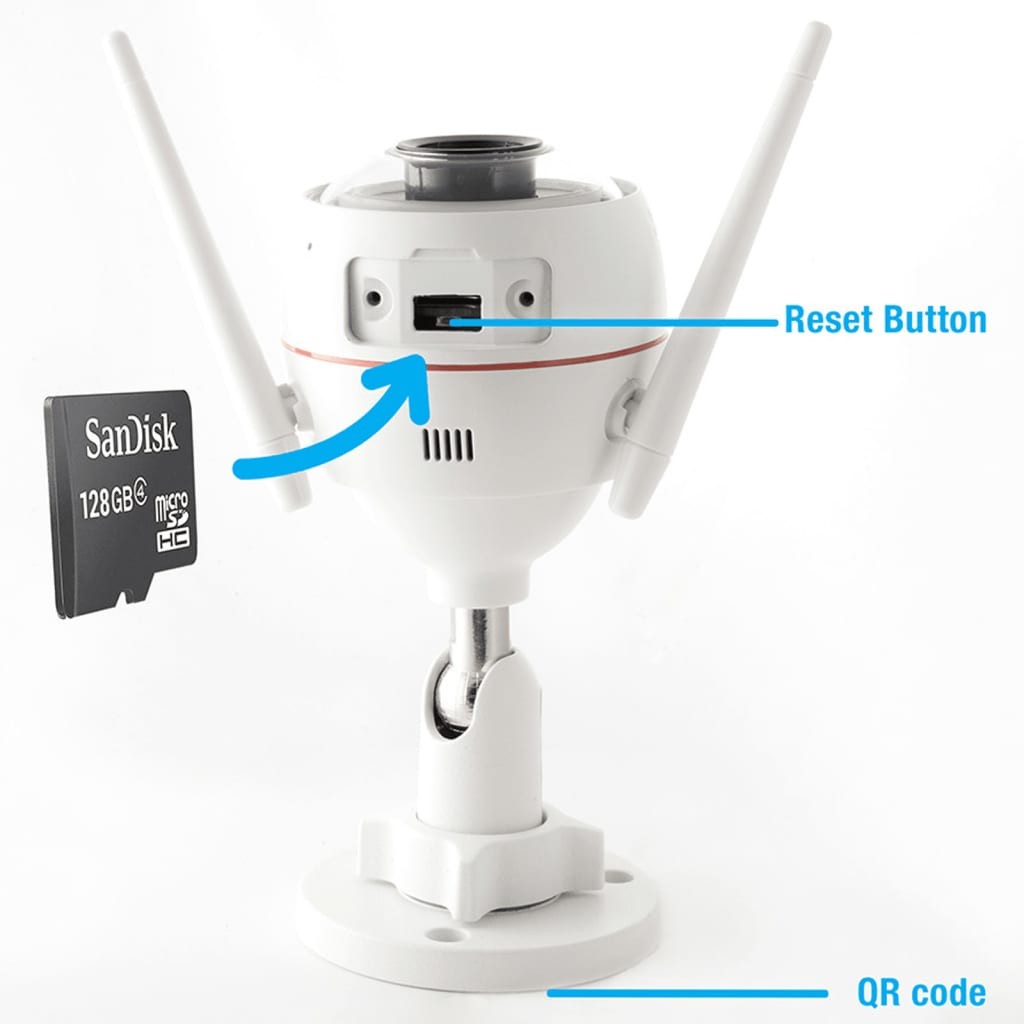 EZVIZ TELECAMERA WIFI ESTERNO 1080P CON VISIONE NOTTURNA A COLORI | EZ-C3W - EZVIZ