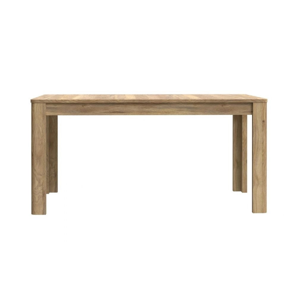 Tavolo rettangolare allungabile Mono Core 160/206 cm con allunga centrale colore rovere