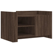 Tavolino da salotto | Tavolino da caff¨¨ | Tavolino da Soggiorno Rovere Marrone 80x50x50cm Legno Multistrato