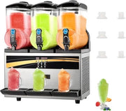 Macchina per slush - 3 x 15 l macchina per slush 800 W 220 V - apparecchio per slush 63 x 45 x 80 cm
