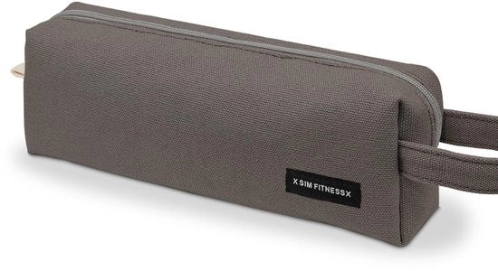 Etui per penna per ragazze adolescenti, etui per penna per studenti, etui per pennini per scuola e ufficio (grigio scuro)
