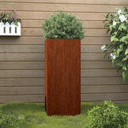 Fioriera 32x29x75 cm in Acciaio Corten 821553