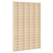 Vetrina da collezione in legno con 90 scomparti 50,5x4,5x79 cm CFW6444443