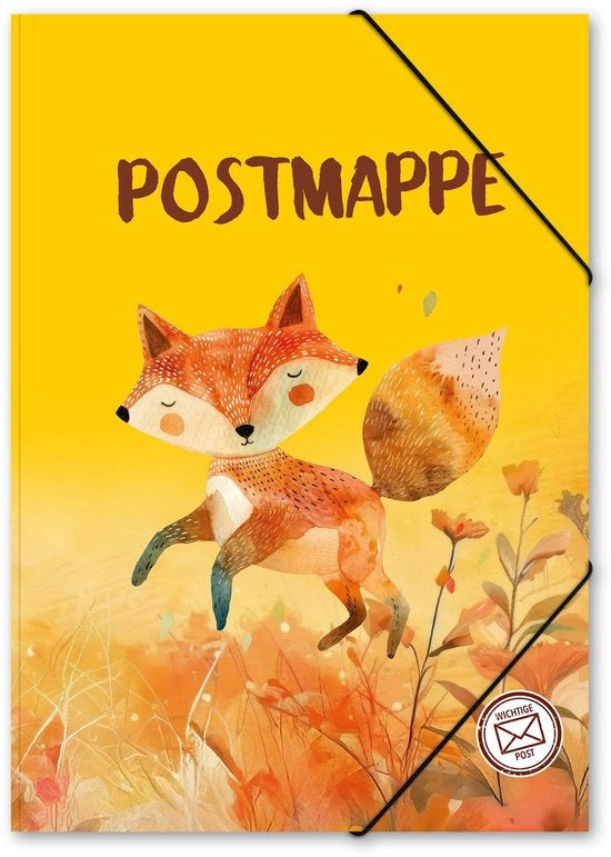 Mapa elastica con disegno DIN A4 con chiusura elastica - moltiplicatore di angolo (pelle)