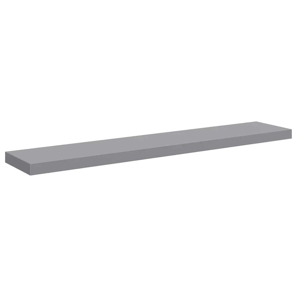 Scaffali a Parete 4 pz Grigi 120x23,5x3,8 cm in MDF cod mxl 44368