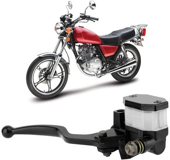 Cilindro freno principale nuovo di fabbrica - Vervanderlo con facilità - Resistente alla ruggine - Installazione semplice - Adatto per GS125/GN125/GN250/GS250 - Materiale di alta qualità - Cilindro freno