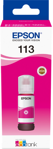 Epson 113 EcoTank Pigment Magenta ink bottle