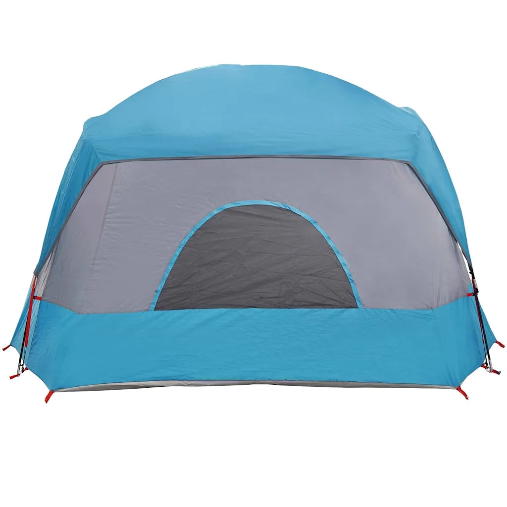 vidaXL Tenda Familiare Cabina per 6 Persone Blu Impermeabile