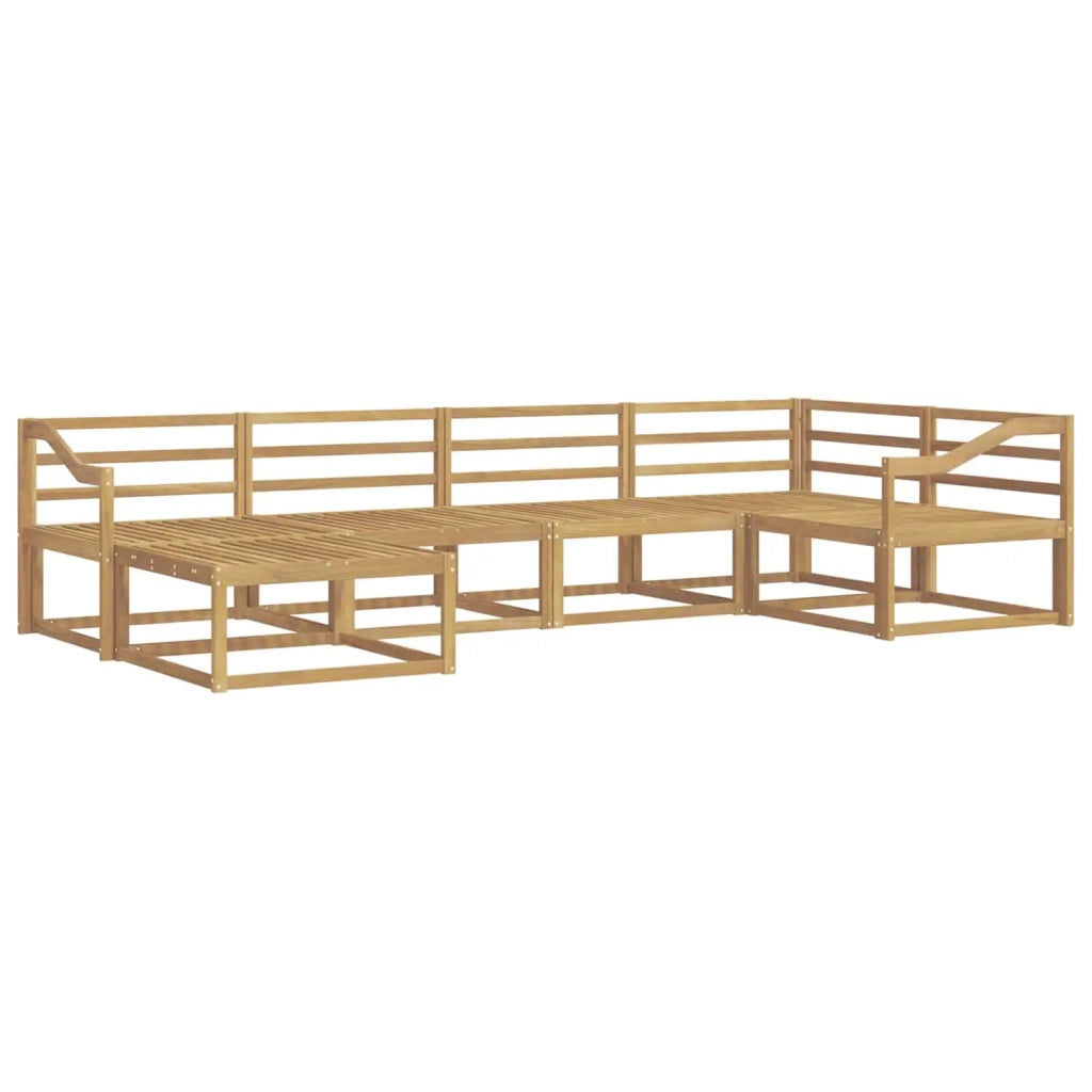 Set di divani da esterno 6 pcs Bianco 325 x 166,5 x 73 cm 3386703