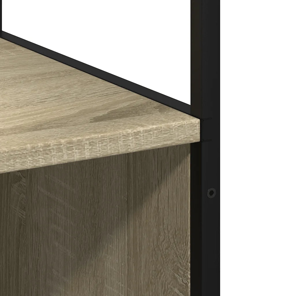 Armadietto Bagno Rovere Sonoma 35x37,5x166 cm Legno Multistrato