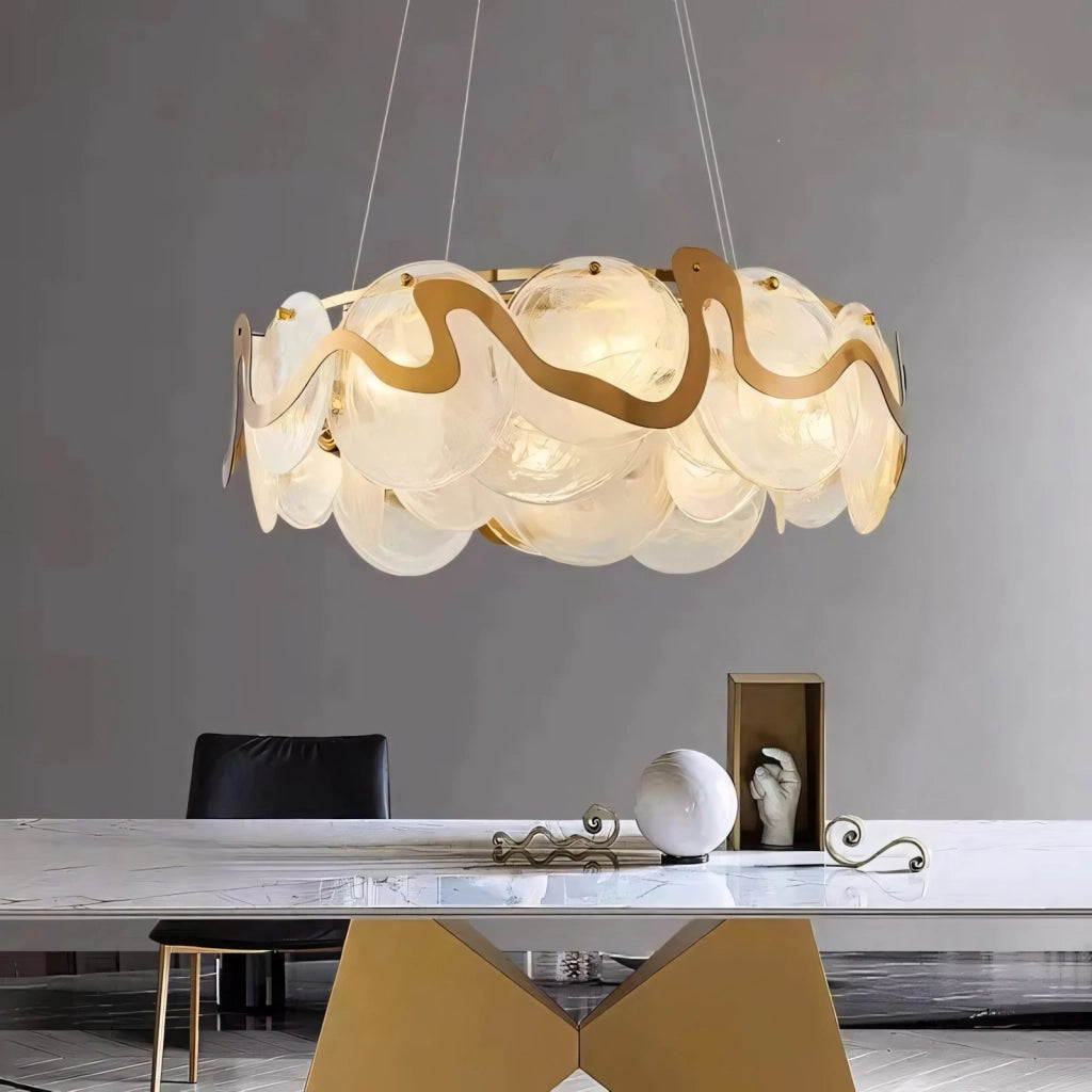 Lampada Da Soffitto APP1544-8CP Brush Gold