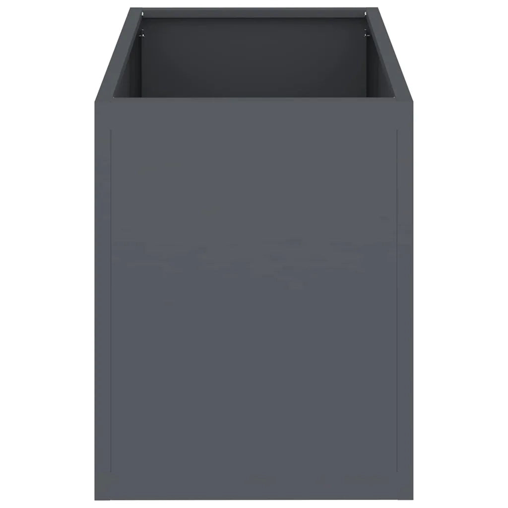 Vaso da giardino Antracite 50 x 32 x 40 cm 876352