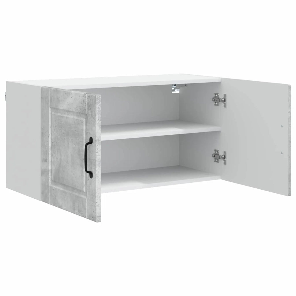 Pensile da cucina | Armadietto a muro PORTO Grigio cemento 80 x 31 x 40 cm