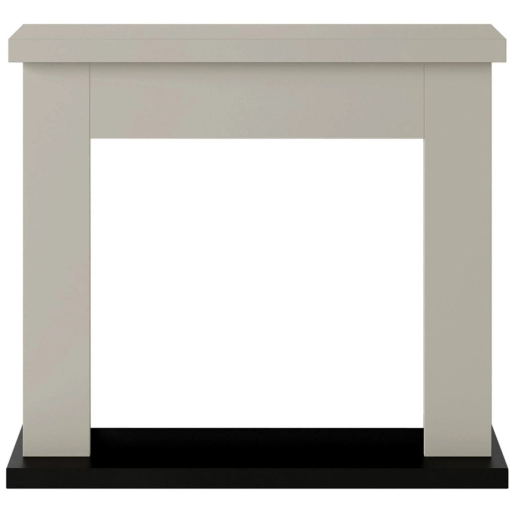 Camino Elettrico da Pavimento 99x88,3x25 cm Effetto Fiamma 1500W Sined Asciano Beige