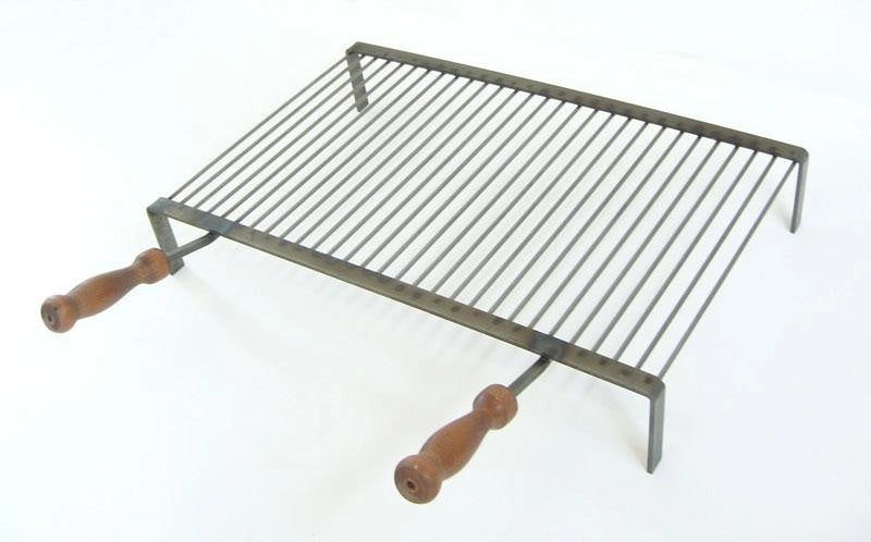 GRATICOLA BISTECCHIERA GRIGLIA AMIATA CM. 60x37 CON PIEDI APPOGGIO