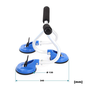 Ausilio per carico in auto di kayak Con supporto a rullo a ventosa Fino a 100 kg Alluminio