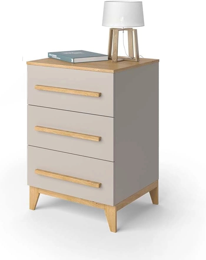 Cassettiera Malia, Cashmere/Artigianale, 60 x 88 cm, per riporre vestiti e giocattoli nella cameretta dei bambini
