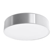 Lampada da soffitto di design Arena arancione spagnolo grigio 55x55x11 cm 4xE27 Max 15W LED