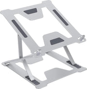 Stand per laptop op/ri - Stand per laptop op/riabile a doppia piastra P17S - Lega di alluminio - Laptop e tablet da 10 a 17 pollici Tablet grafico