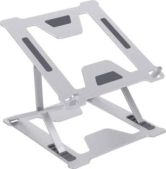 Stand per laptop op/ri - Stand per laptop op/riabile a doppia piastra P17S - Lega di alluminio - Laptop e tablet da 10 a 17 pollici Tablet grafico