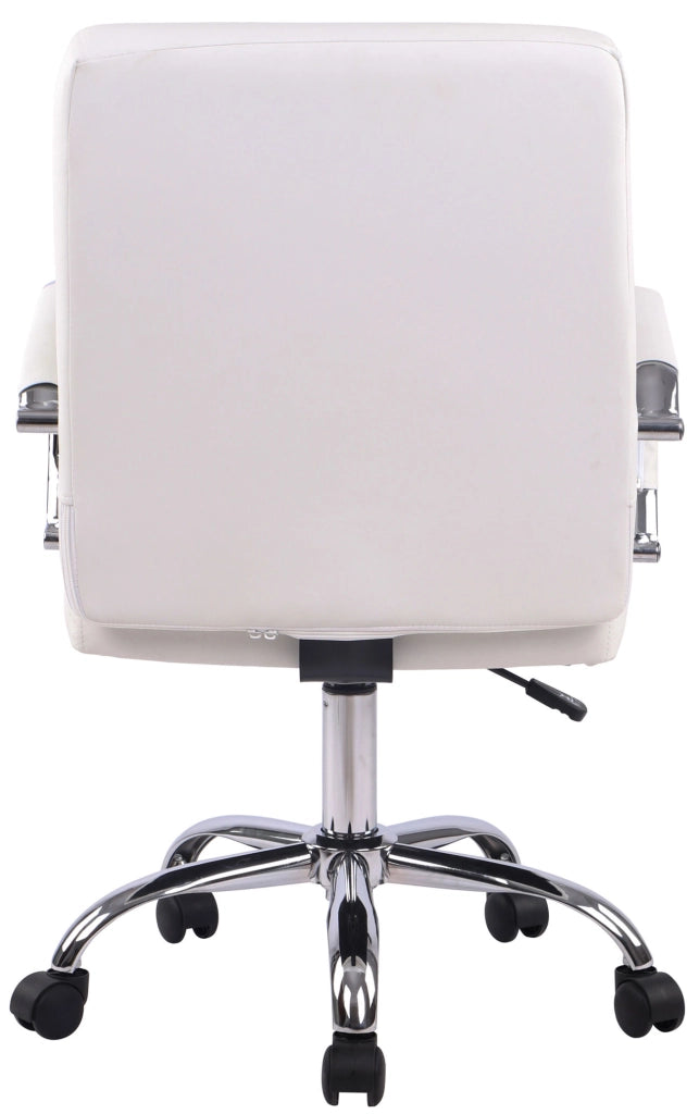 Sedia da ufficio Deli PRO in similpelle bianco