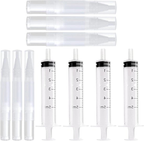 Pennelli per ritoccare la pittura a parete - Pacchetto da 10, 6 Pennelli ricaricabili con 4 serbatoi da 5 ml