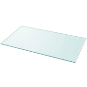 Piano Tavolo | Superficie Tavolo | Piano Scrivania Vetro Temperato Rettangolare 1200x650 mm