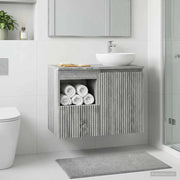 Mobile da Bagno Sonoma grigio 30 x 44,5 x 50 cm 890508