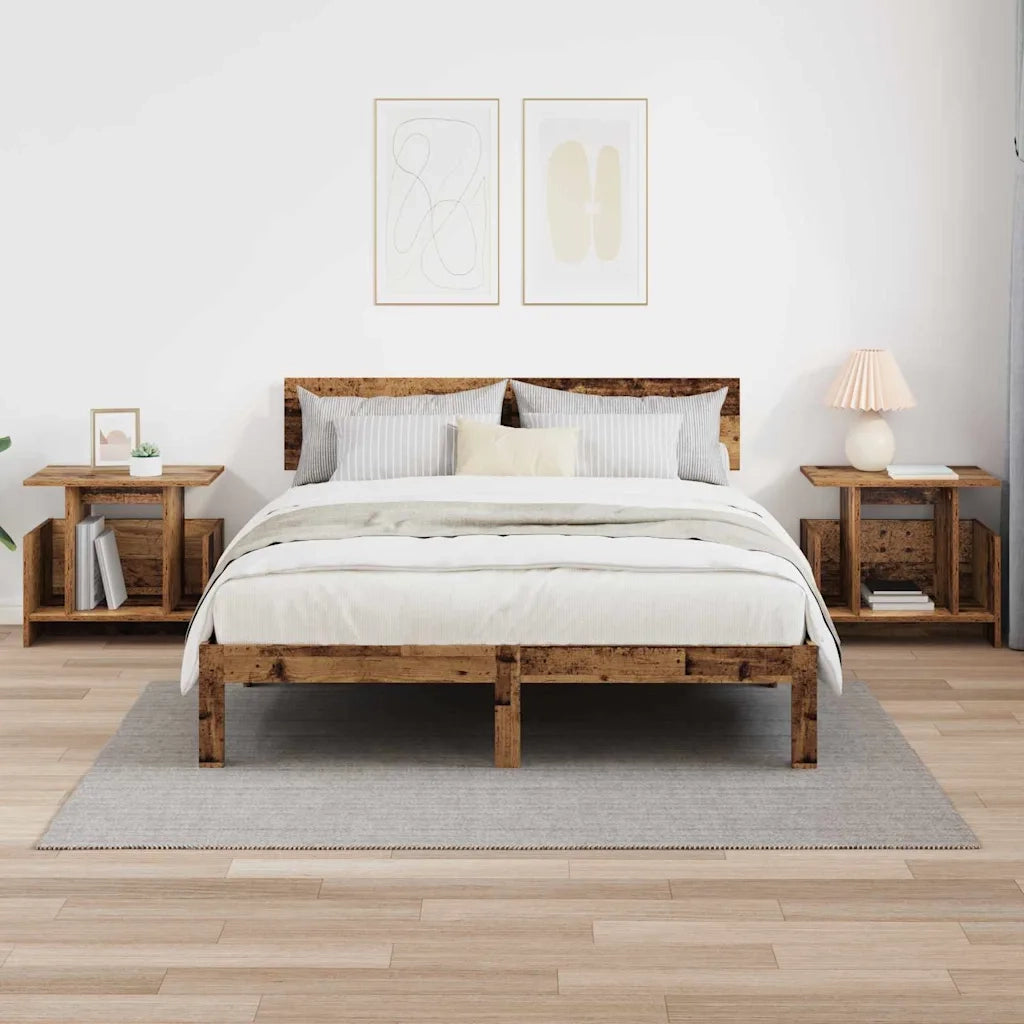 Supporto TV 2 pz-Credenza per TV-Mobile TV Legno vecchio 50 x 35 x 45 cm