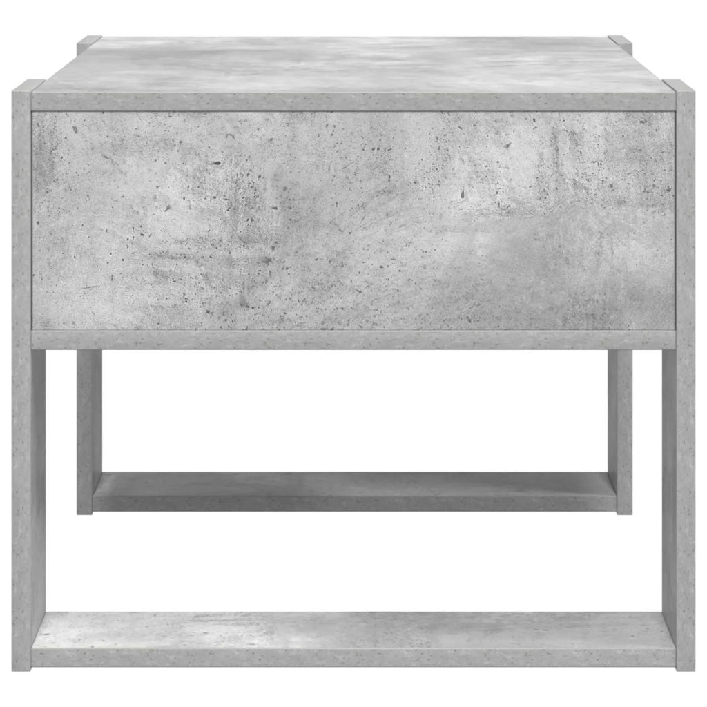 Tavolino da salotto Grigio cemento 66 x 53 x 45 cm 8000103