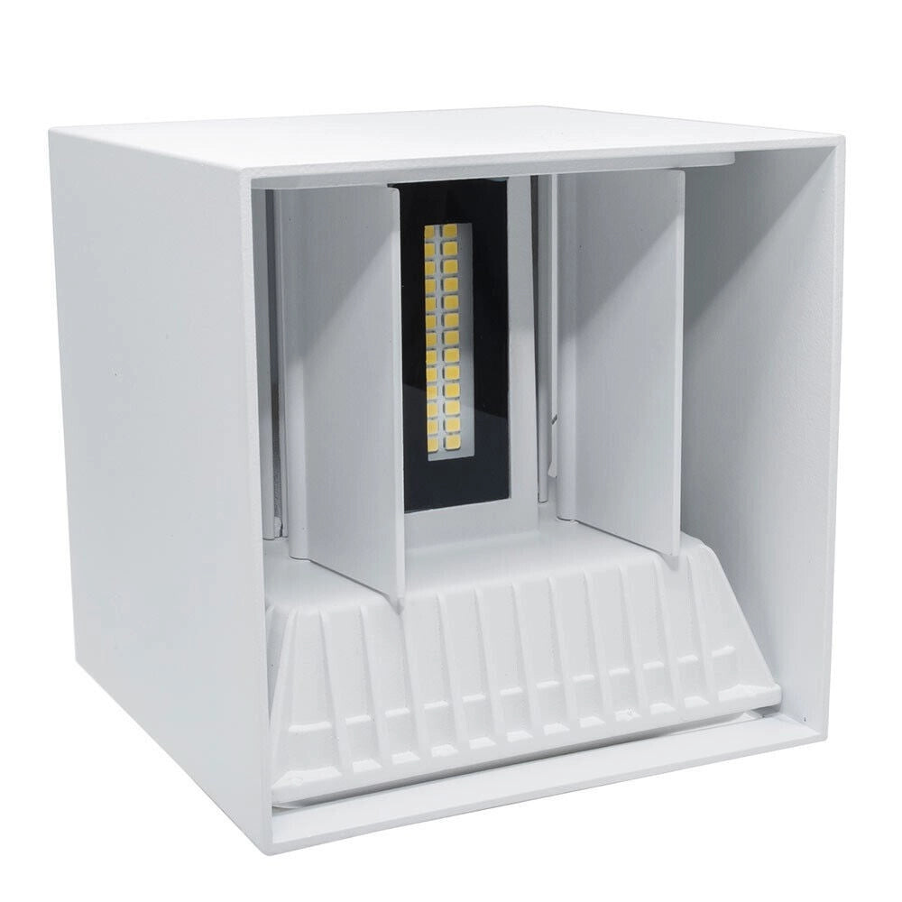 Trade Shop - Applique Da Parete 52 Led 22 W Per Esterno Doppia Emissione Luminosa Ip65 Es66-b -